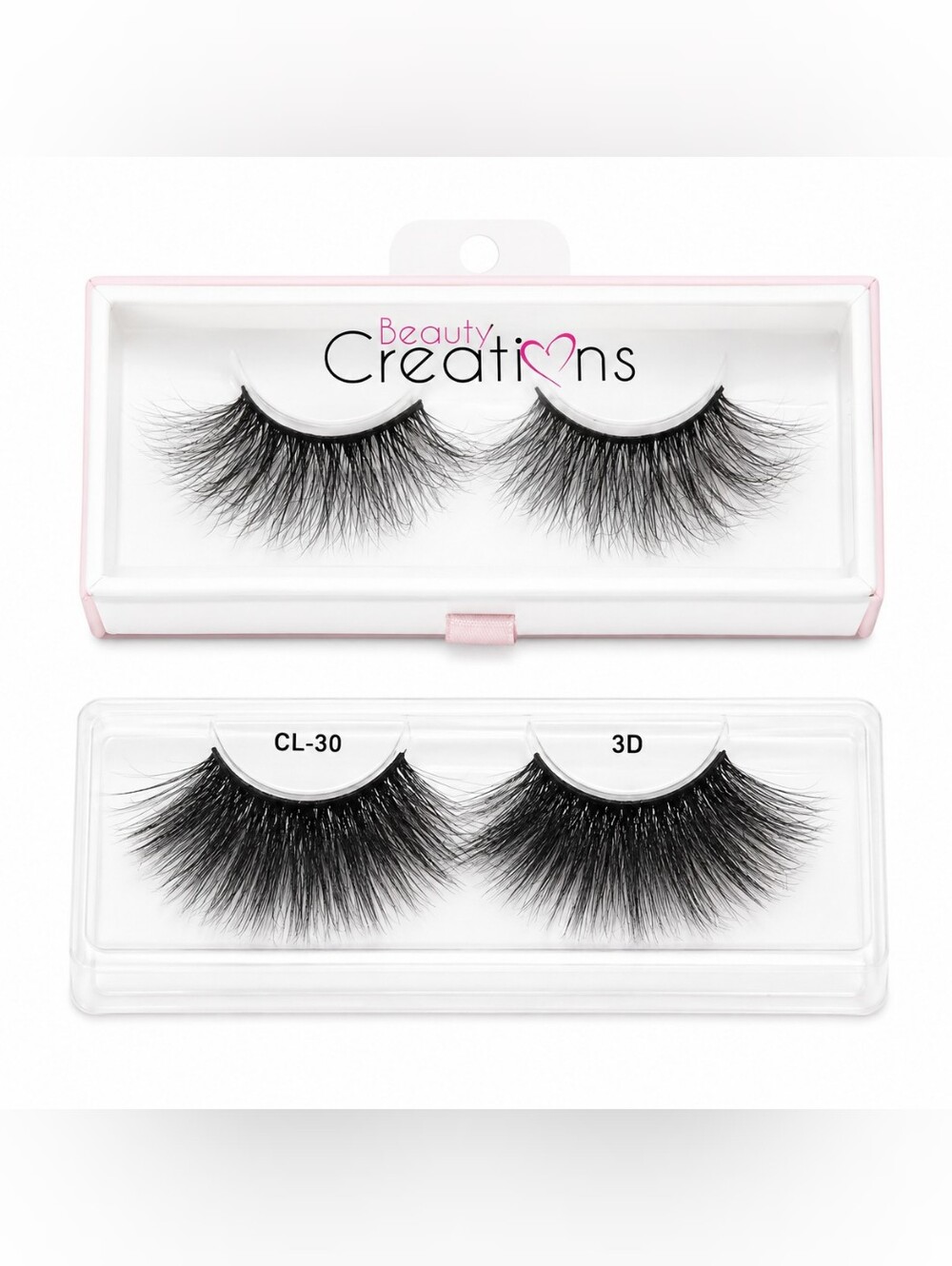 Beauty Creations CL-30 3D False Eyelashes - Black